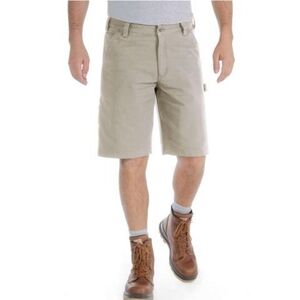 Carhartt Relaxed Fit Rugged Flex Canvas Utility Shorts Tan Size 40 10" Inseam